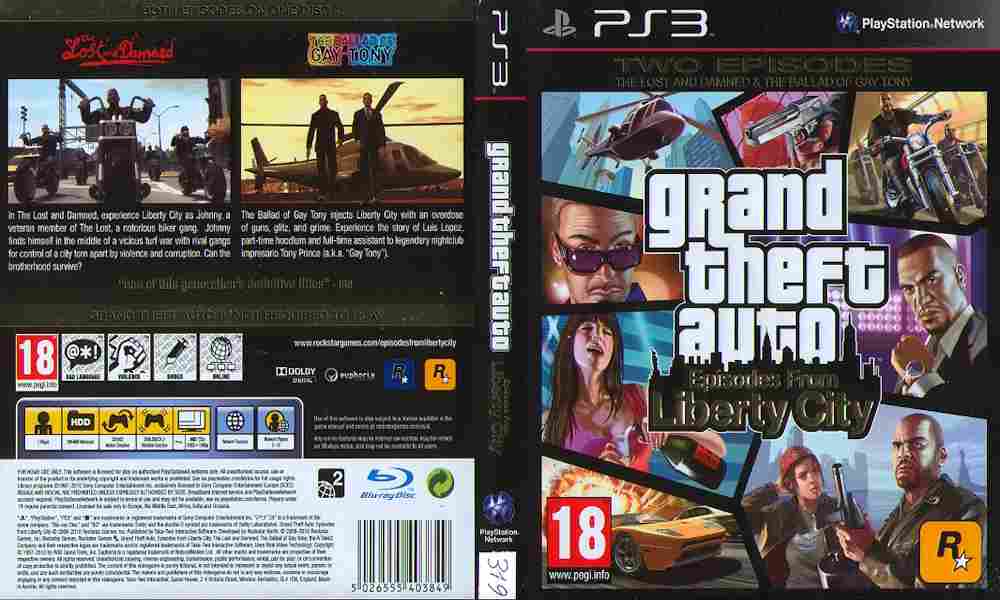 Grand Theft Auto Episodes from Liberty City Sony PS3 173 239 Xbox 360 Xbox One Sony PS3 PS4 PSVita